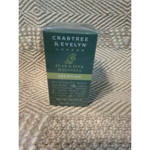 Crabtree & Evelyn PEAR & PINK MAGNOLIA Uplifting Eau de Toilette 3.4 oz New